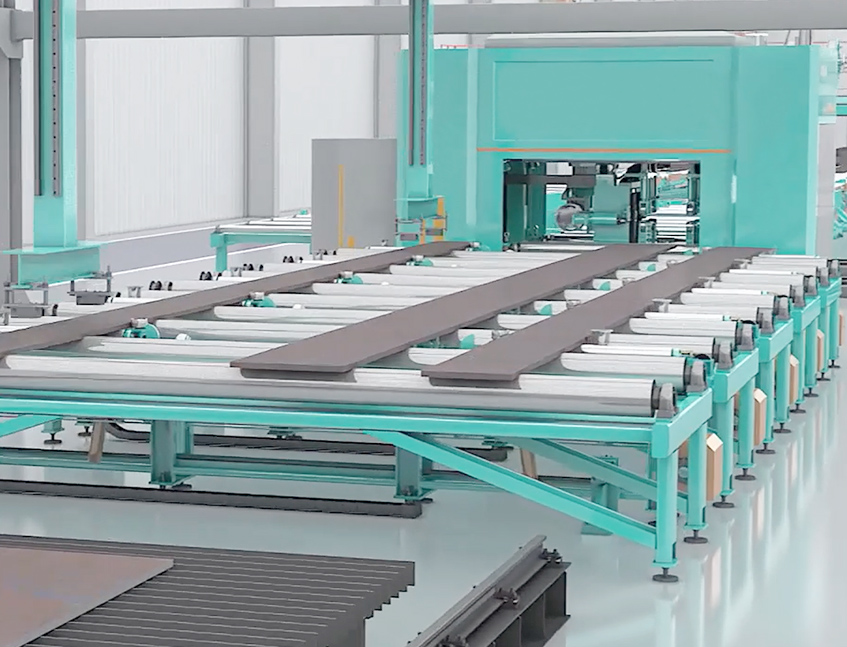 H-beam Horizontal-type Assembling Machine